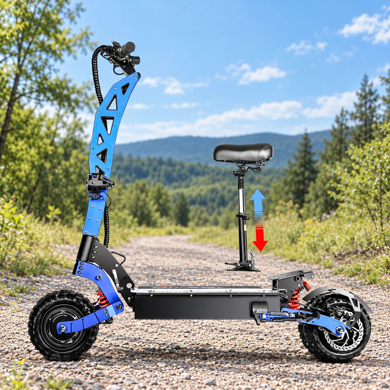 E8P Foldable Electric Scooter — Product detail image 1