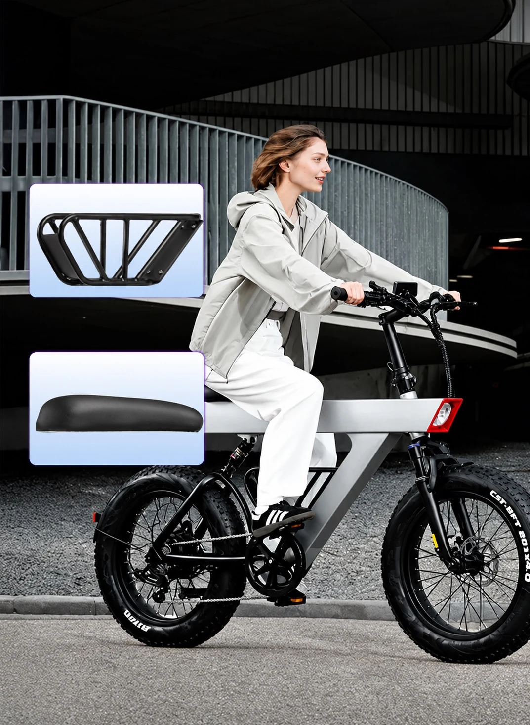 Q1 Foldable Electric Mountain Bike — Product detail image 1
