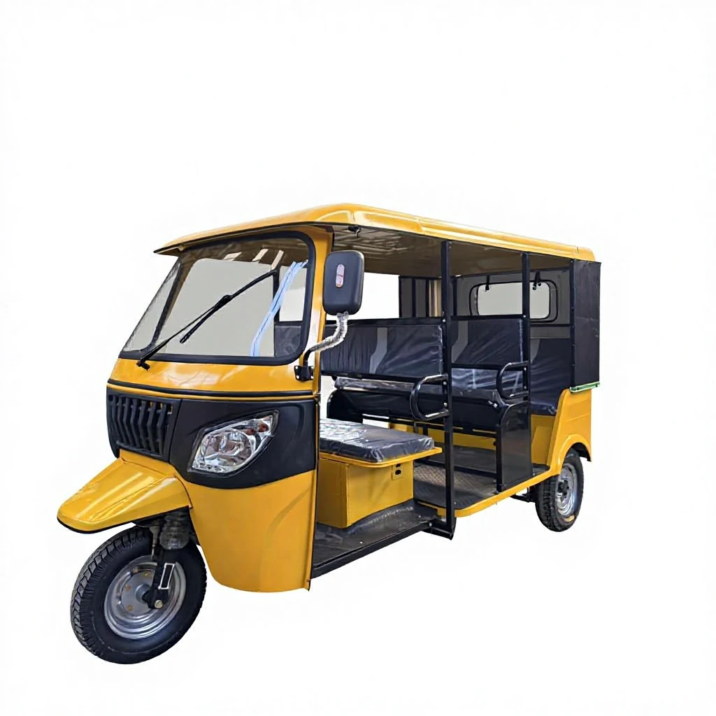 3-Seat Enclosed Electric Tricycle