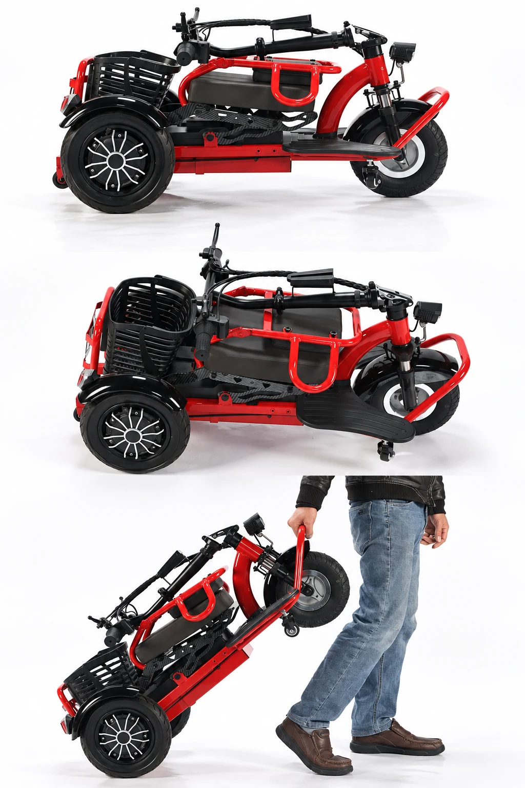 Folding Electric Mobility Tricycle — Product detail image 2