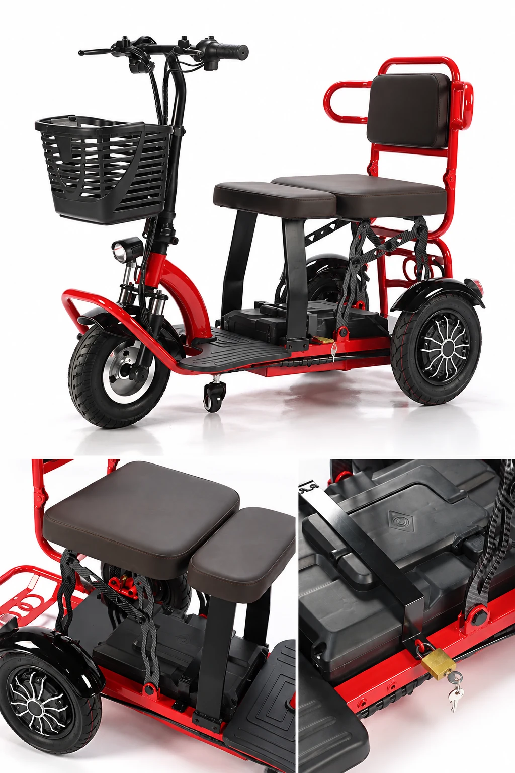 Folding Electric Mobility Tricycle — Product detail image 3