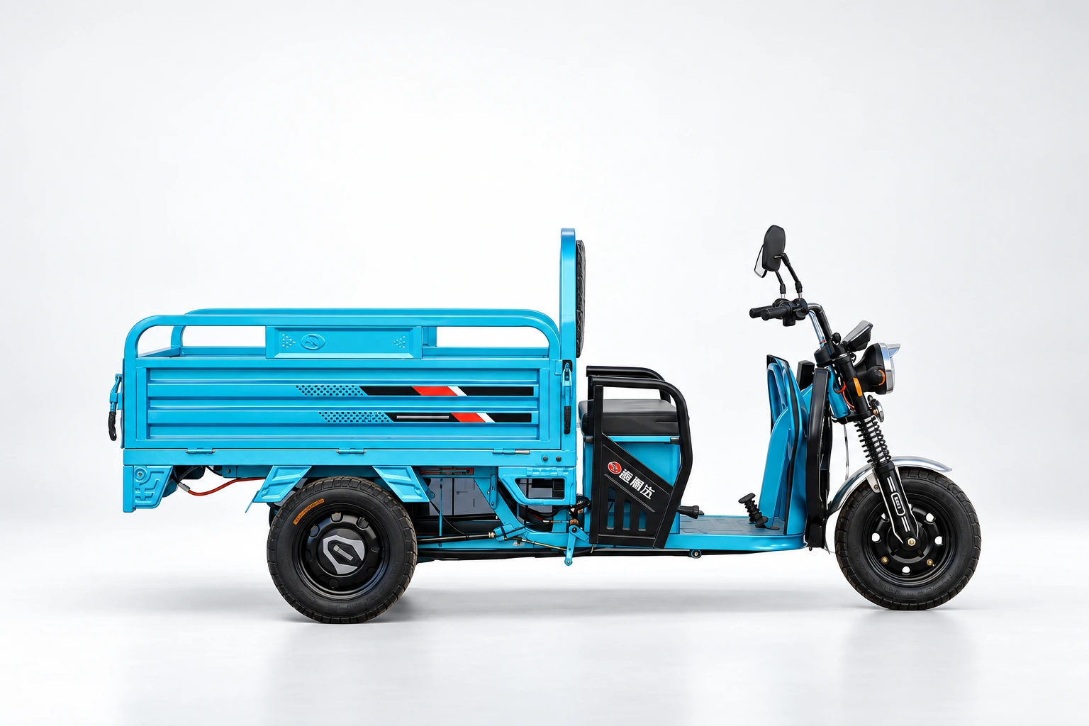 Open-Box Electric Cargo Tricycle