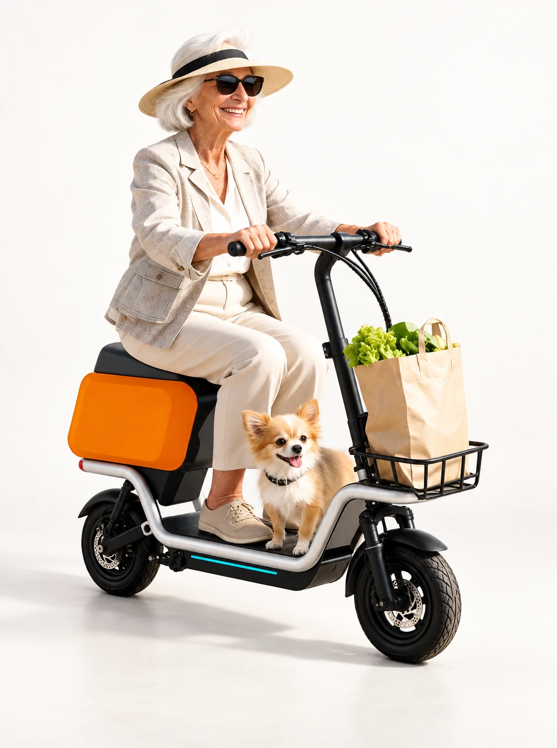 S20 Foldable Seated Electric Scooter — Product detail image 3