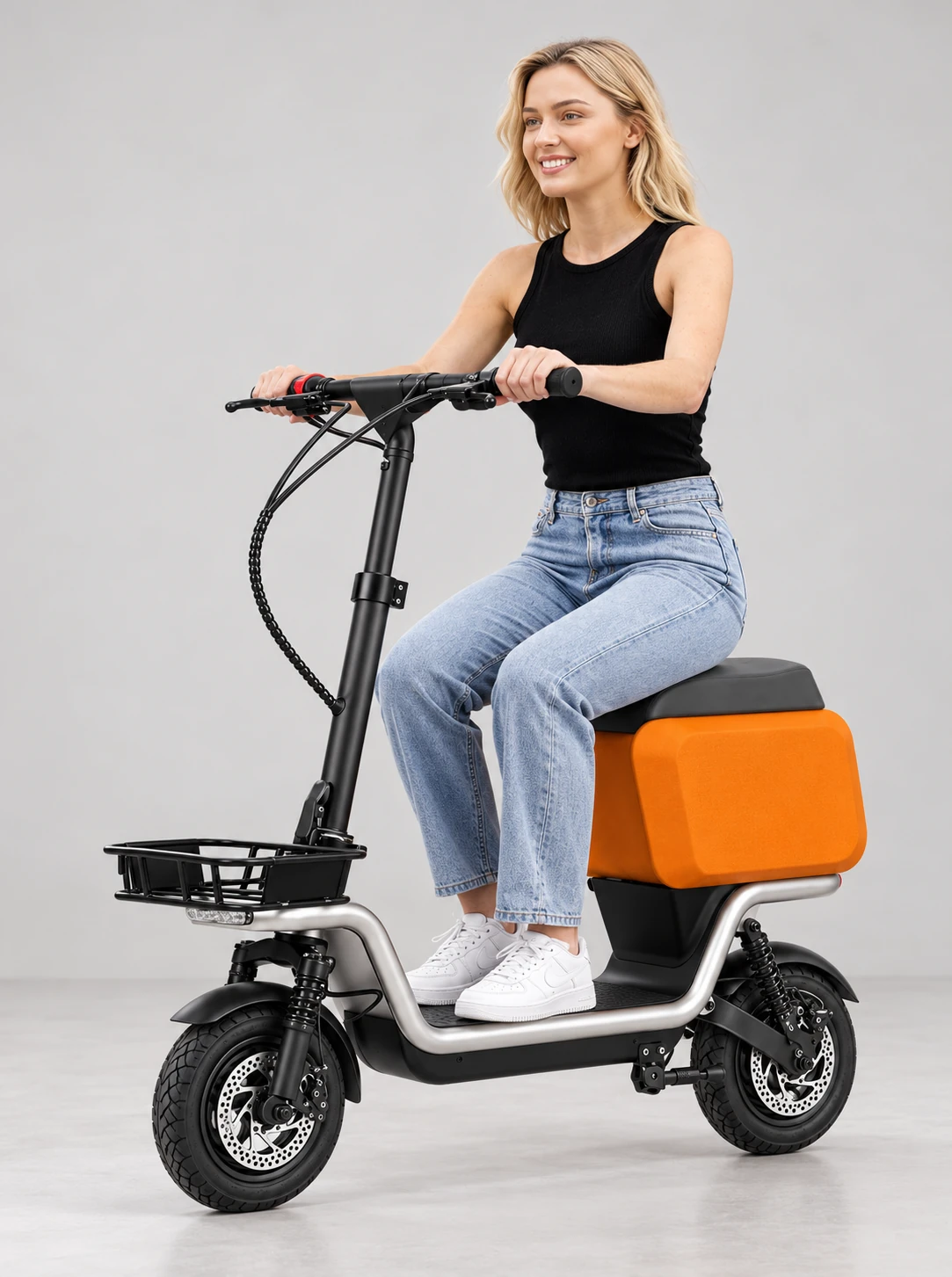 S20 Foldable Seated Electric Scooter — Product detail image 4