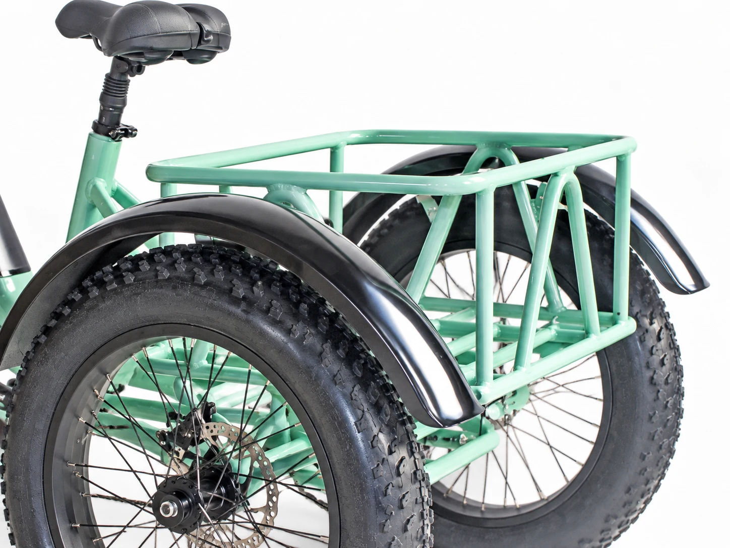 Open-Rack Electric Cargo Tricycle — Product detail image 1