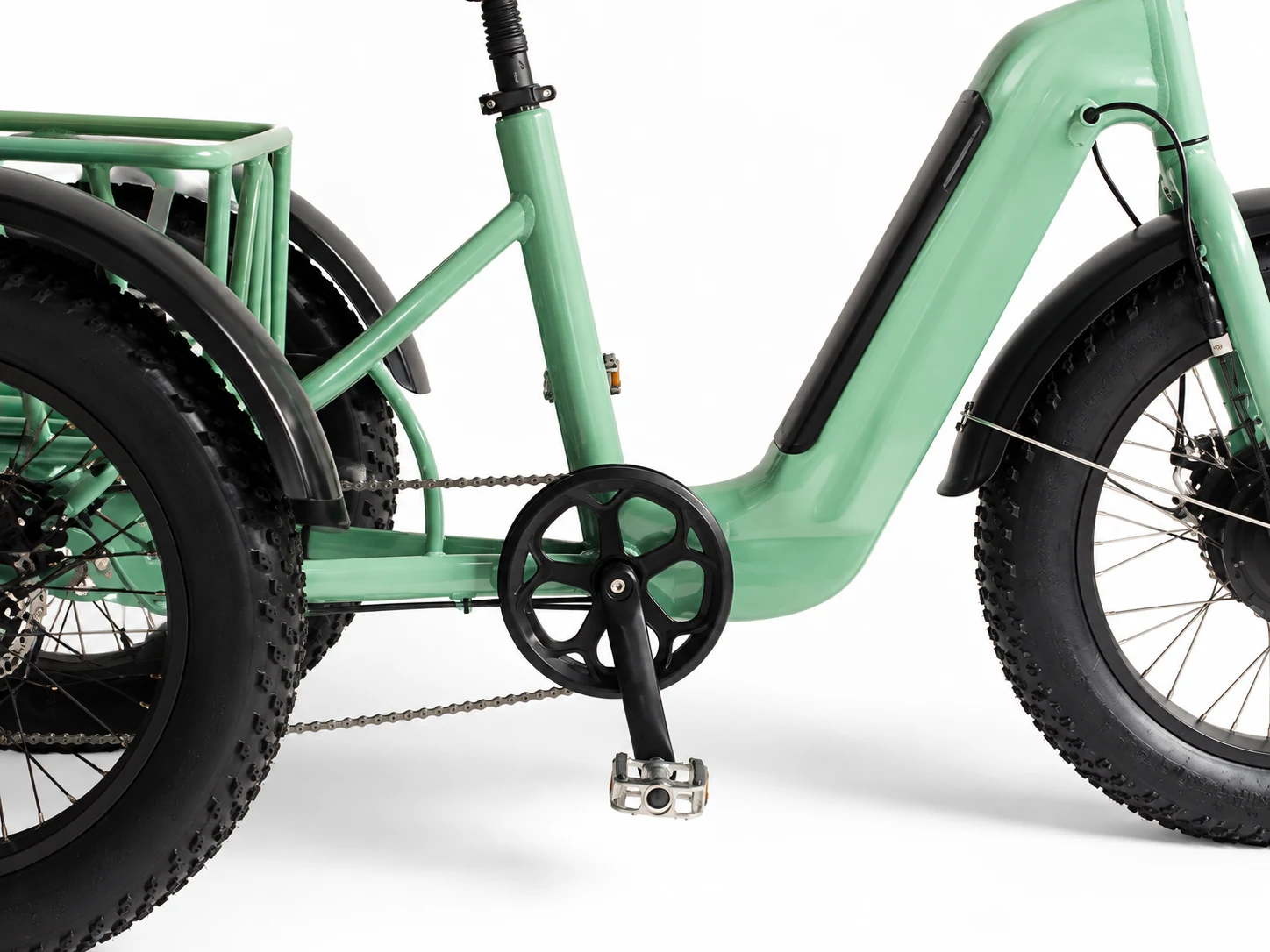 Open-Rack Electric Cargo Tricycle — Product detail image 2