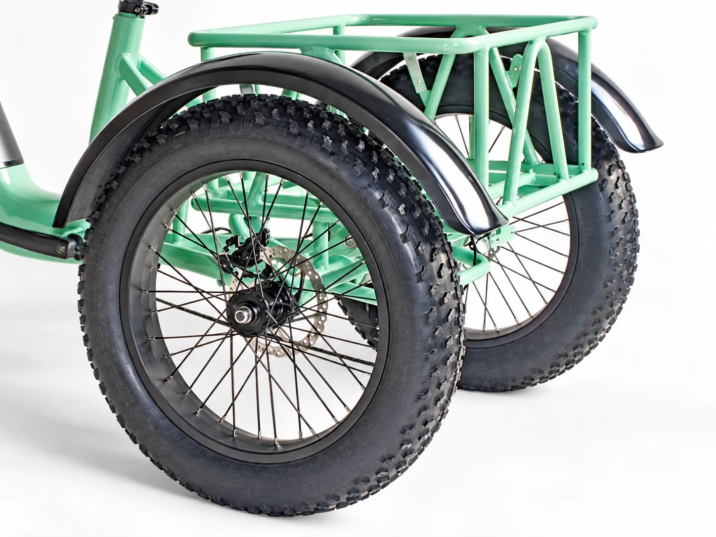 Open-Rack Electric Cargo Tricycle — Product detail image 3