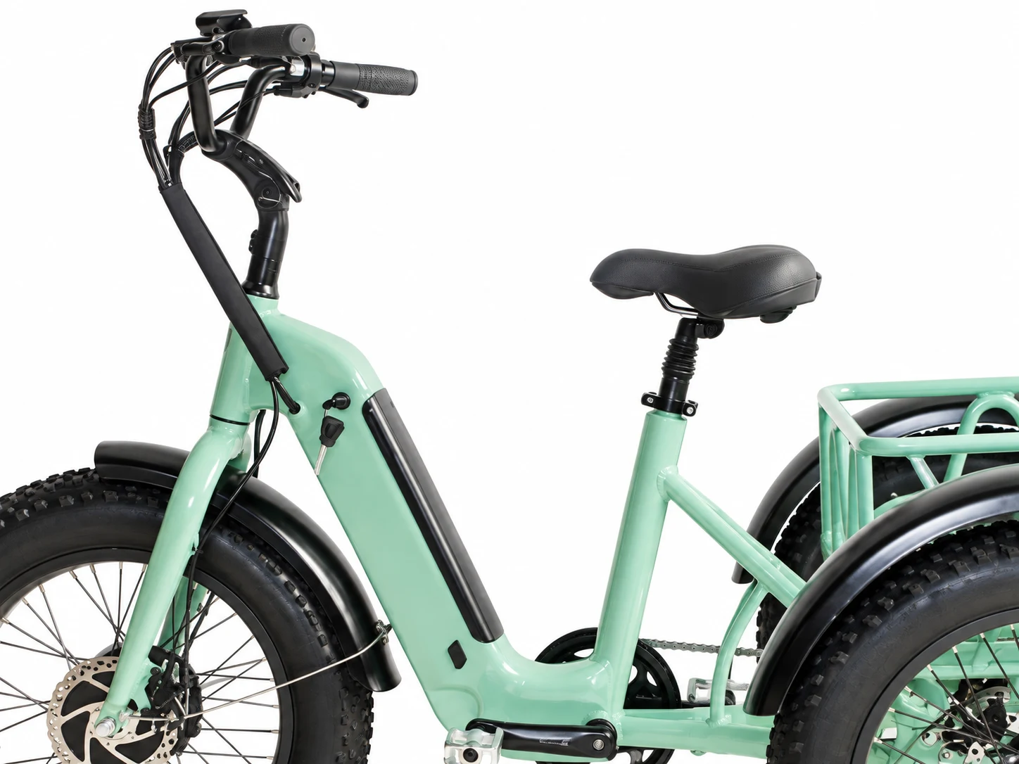 Open-Rack Electric Cargo Tricycle — Product detail image 4