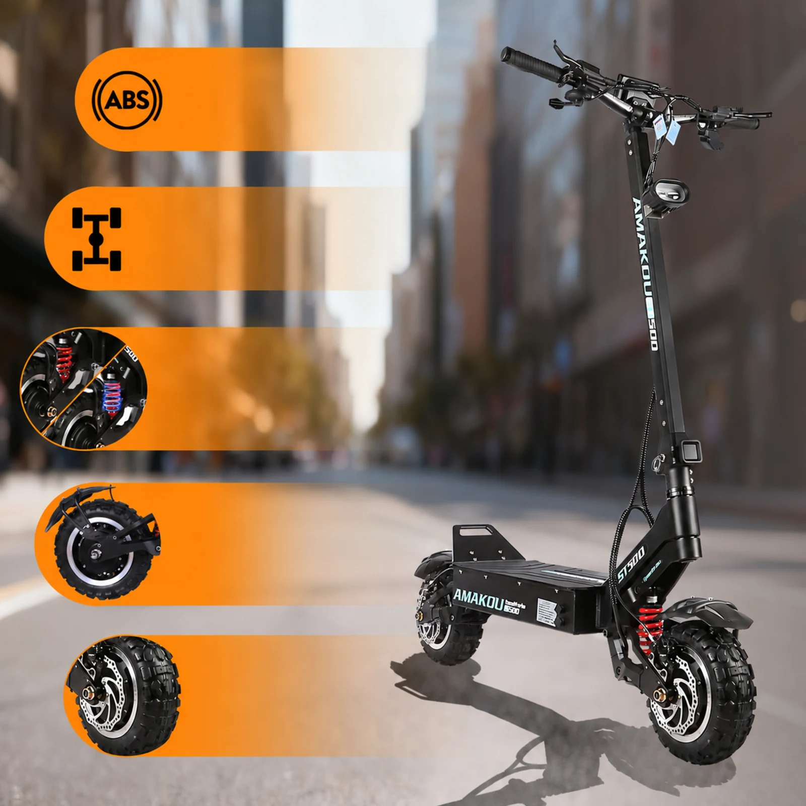 X7 Off-road Electric Scooter — Product detail image 1