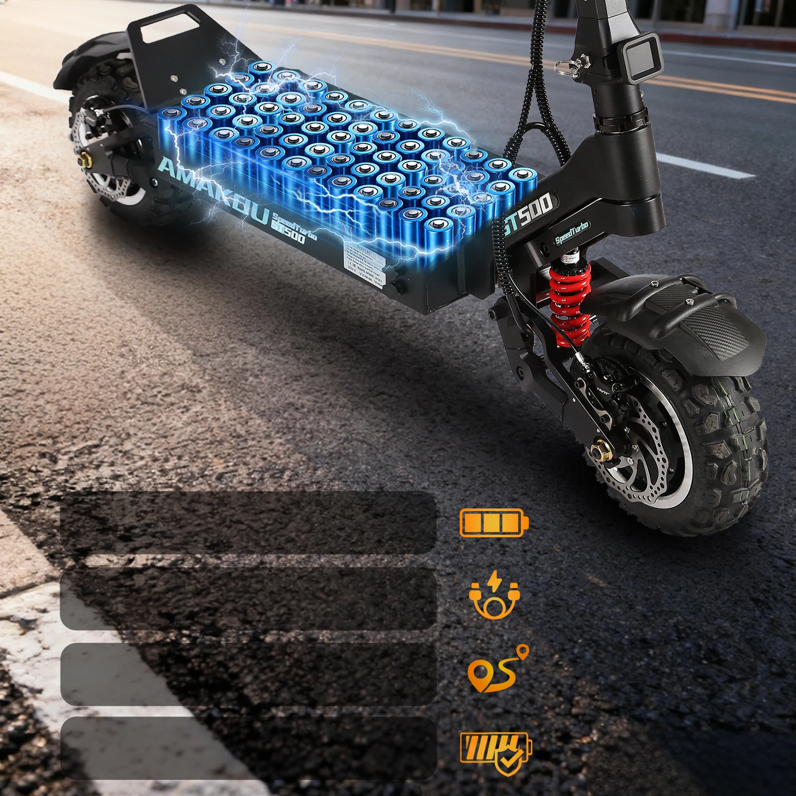 X7 Off-road Electric Scooter — Product detail image 2